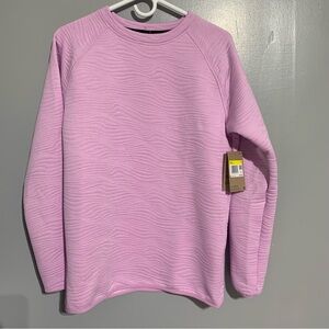 Nike Golf Dri-Fit Tour Quilted Crew Neck Sweatshirt Pink FD5835-676 Size‎ S